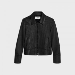 Black Celine straight blouson in soft Leather | CL-591919