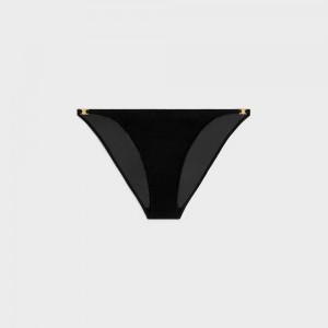 Black Celine triomphe underwear in silk georgette Lingerie | CL-592760