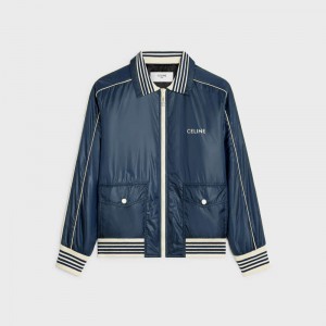 Navy Celine blouson in lightweight nylon Blousons | CL-591960