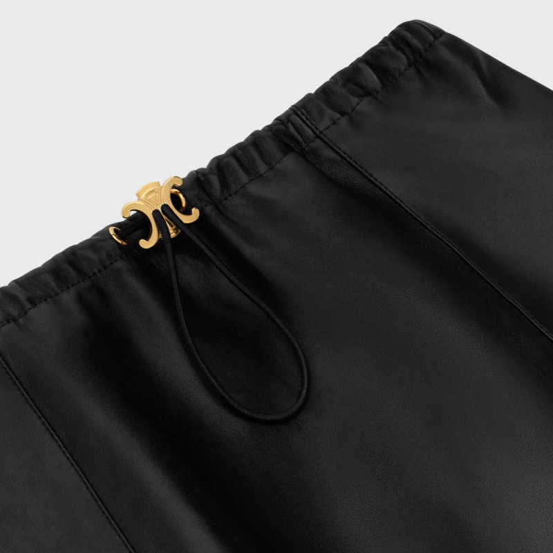 Black Celine Athletic in plongé Skirts | CL-592871