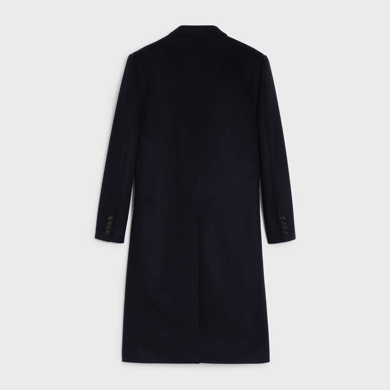 Black Celine BOXY IN WOOL Coats | CL-591979