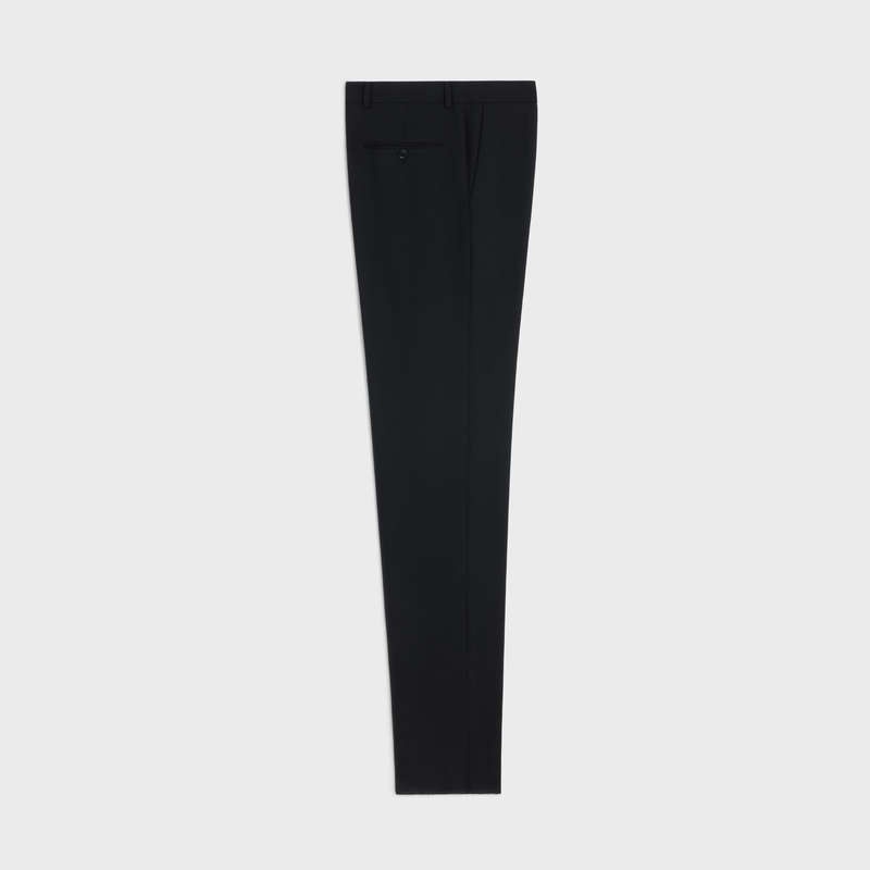 Black Celine CLASSIC IN WOOL GABARDINE Trousers | CL-592020