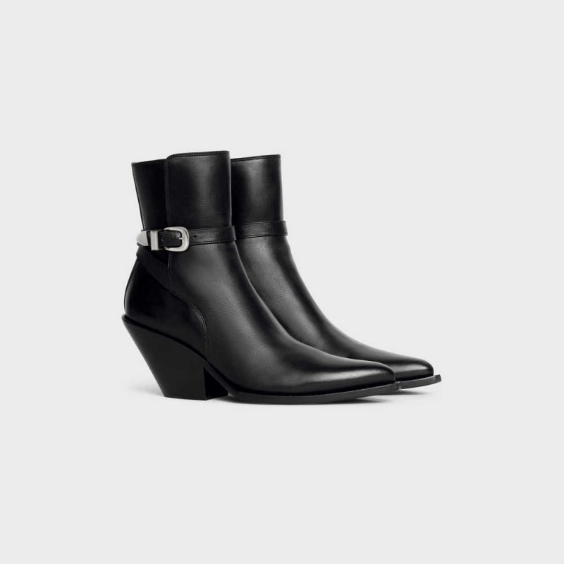 Black Celine JODHPUR JOAN in Calfskin Boots | CL-592490