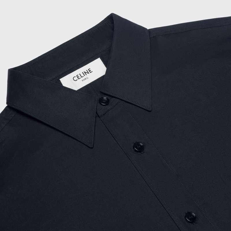 Black Celine LOOSE IN COTTON POPLIN Shirts | CL-592166