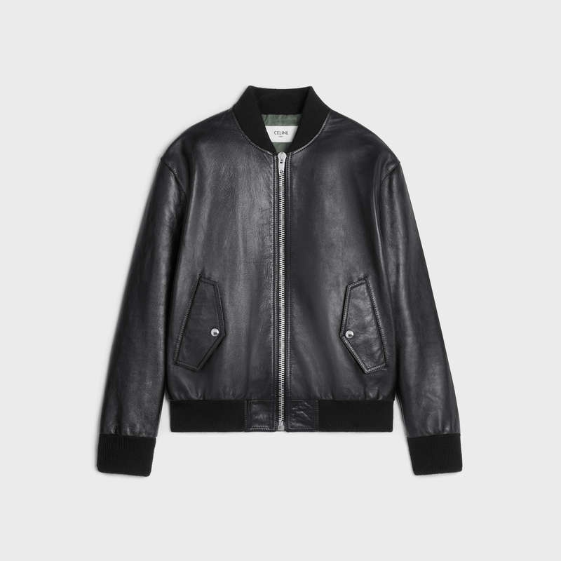 Black Celine blouson in soft Leather | CL-591926