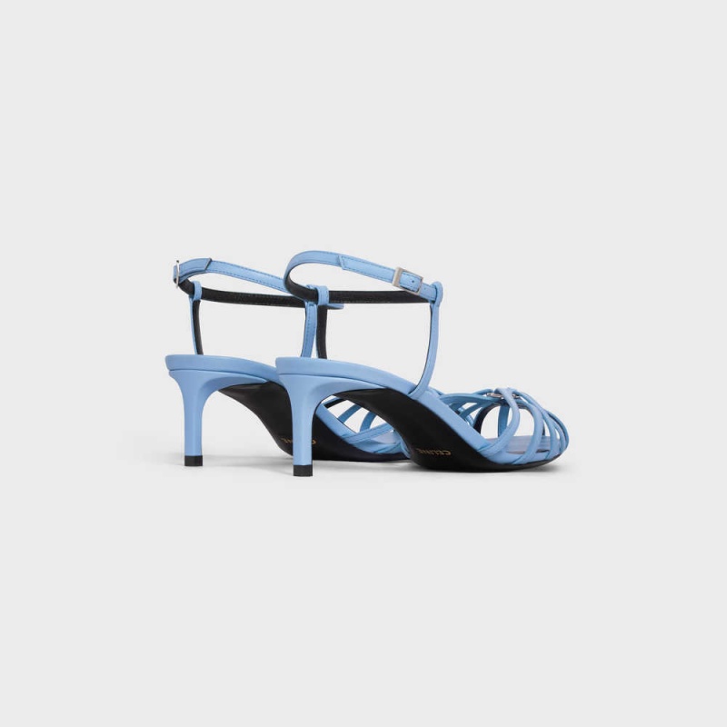 Light blue Celine TRIOMPHE in CALFSKIN Sandals | CL-592602