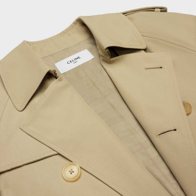 Mastic Celine Wiltern trench in cotton gabardine Coats | CL-592620