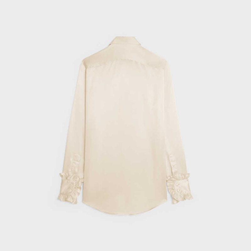 Off White Celine romy in satin silk Shirts | CL-592816